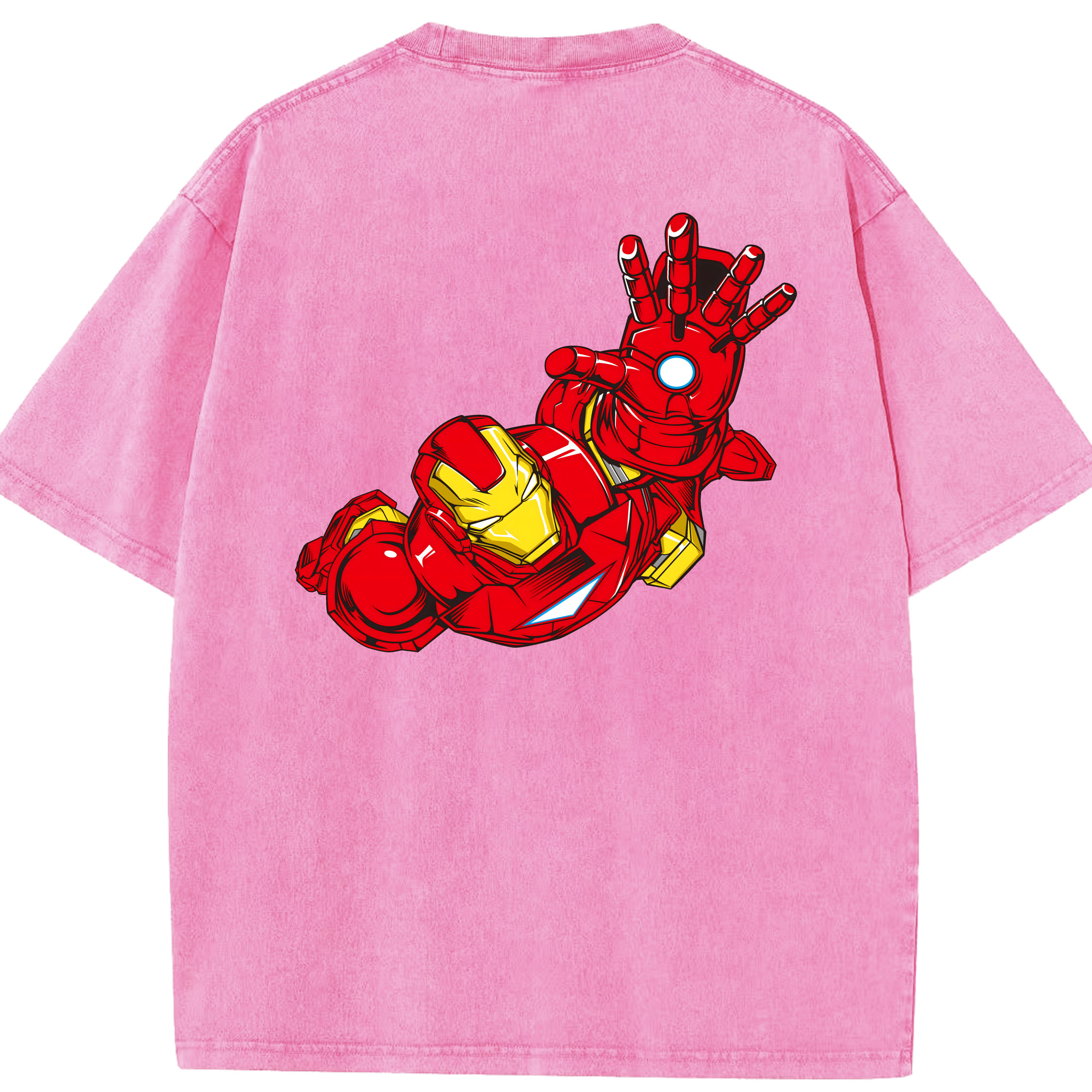 （画像用） アベンジャーズ The Avengers 綿100% ヴィンテージ風 半袖Tシャツ（背面プリント）